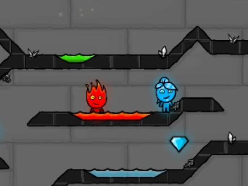 Fireboy And Watergirl 4 Crystal Temple - Play Poki Fireboy And Watergirl 4  Crystal Temple Online